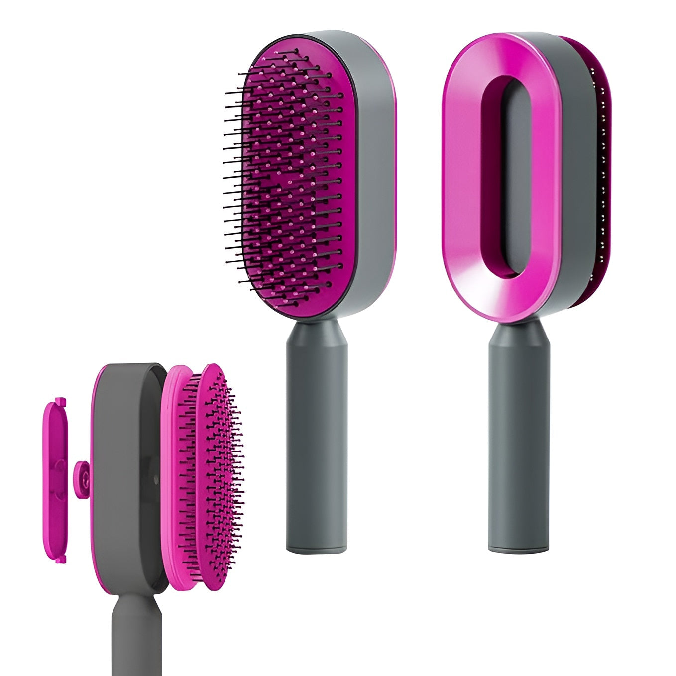 Self Cleaning HairBrush